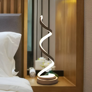 Dimmable Spiral Table Lamp