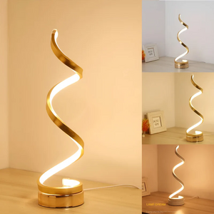 Dimmable Spiral Table Lamp