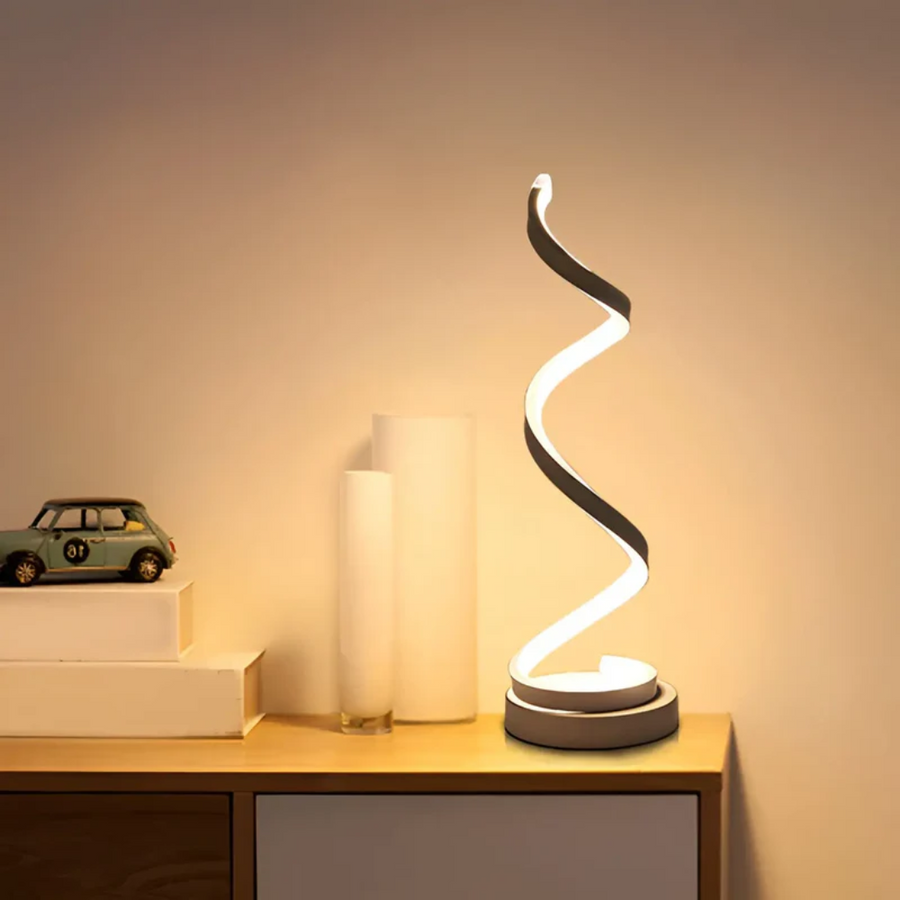 Dimmable Spiral Table Lamp