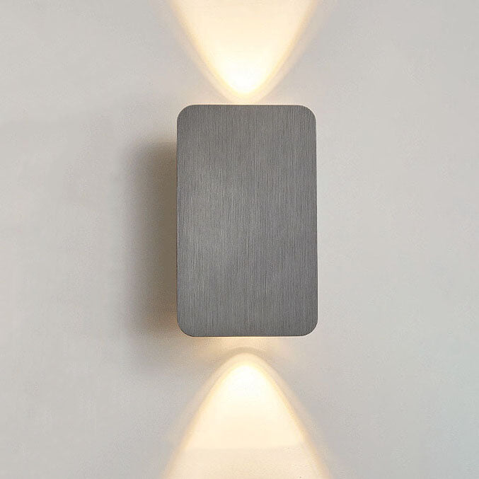 Fiorella Minimalist Aluminum Rectangular Wall Sconce for Hallway and Stairwell Lighting