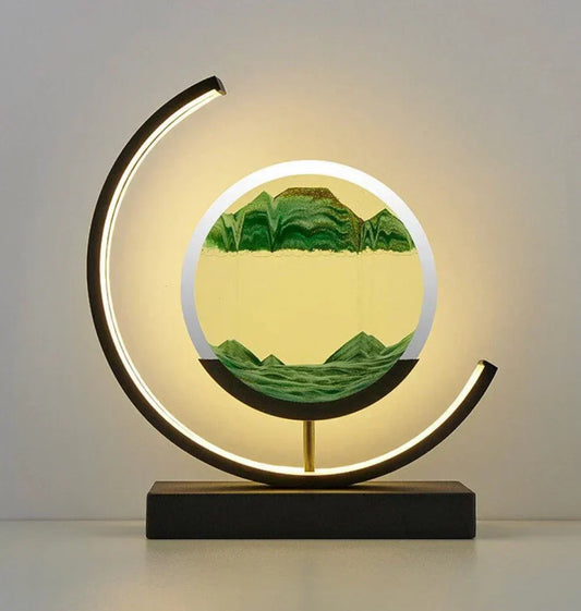 Sand Art Landscape Lamp