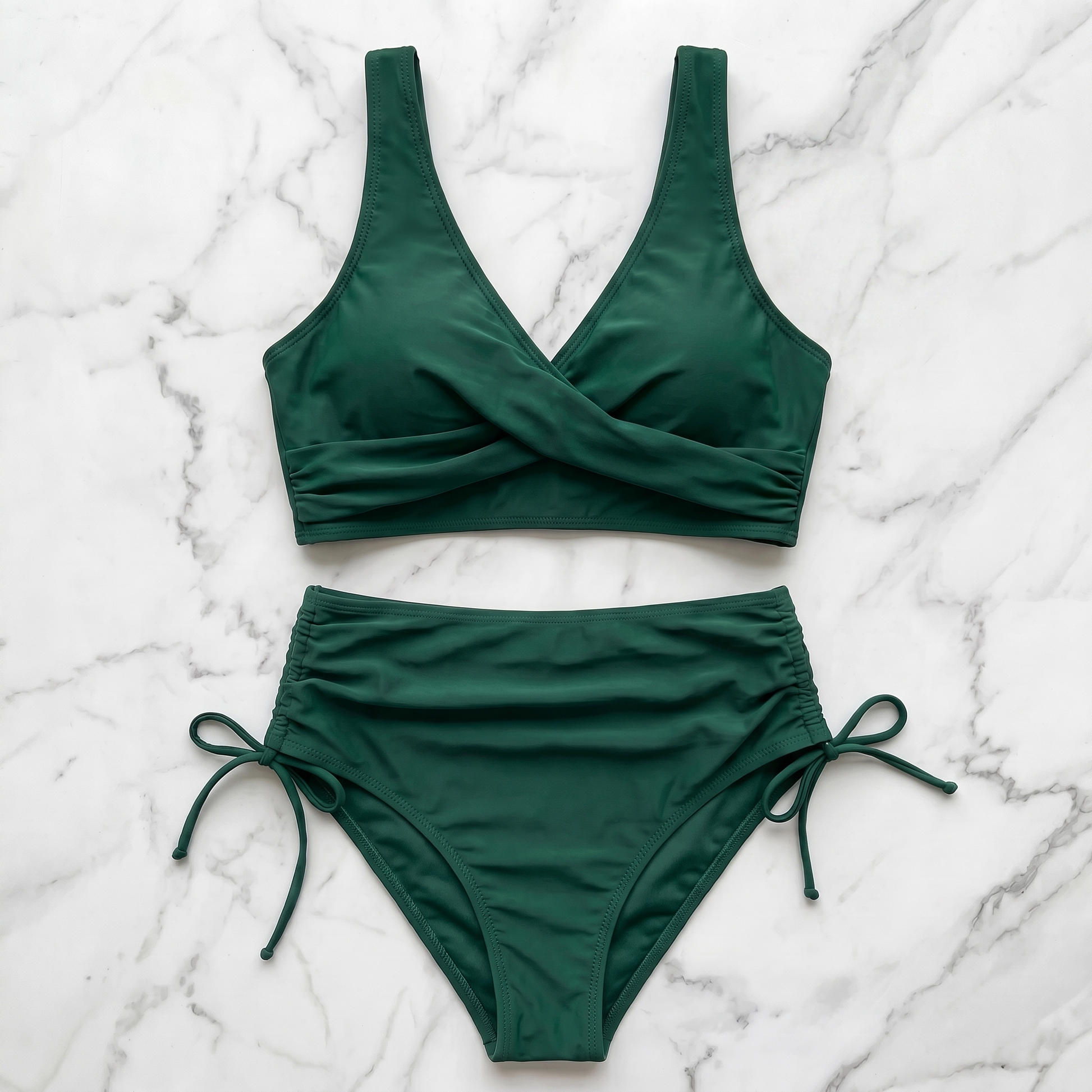 High Waist Tummy Control Bikini Set - image 5