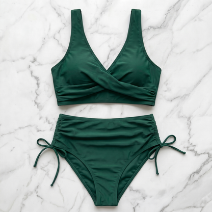 High Waist Tummy Control Bikini Set - image 5