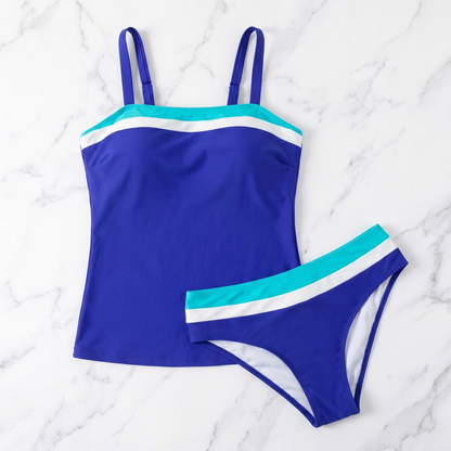 Riviera Stripe Tankini Set - image 5