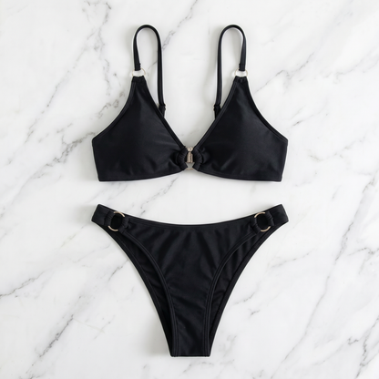 Black Bralette Bikini Set - image 5