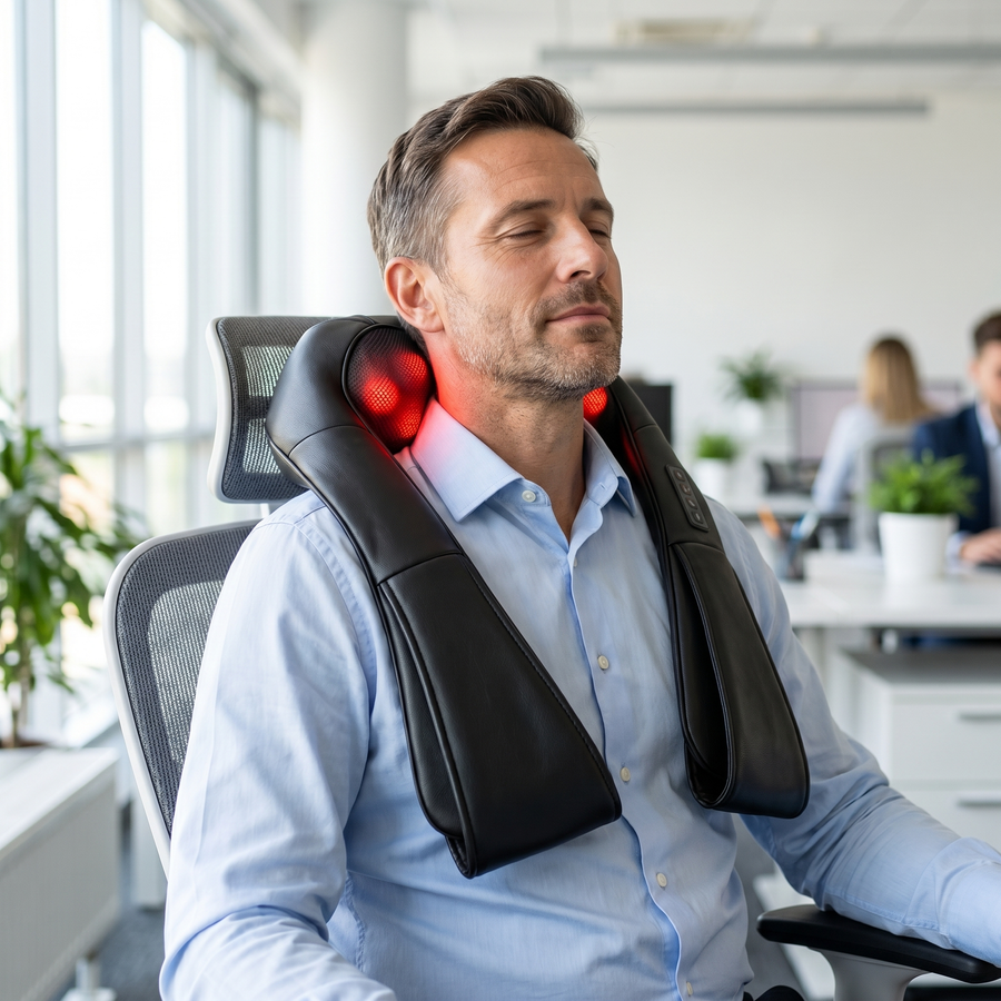 Triple Effect Massager - Neck, Shoulder, Back