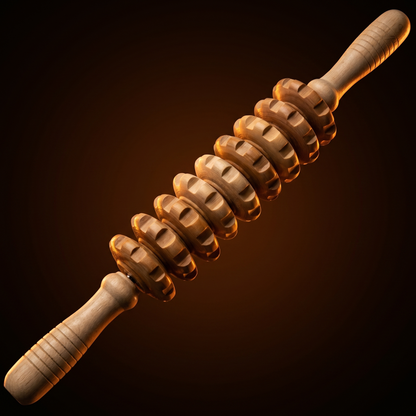 Wooden Fascia Massage Roller