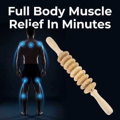 Wooden Fascia Massage Roller
