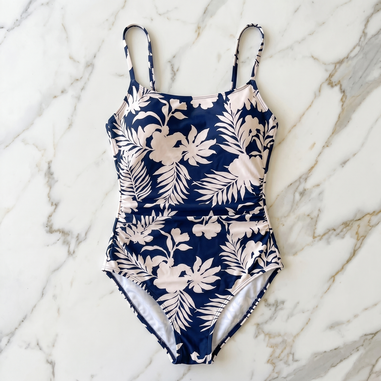 Wild Flower Tummy Control Ruched One-Piece