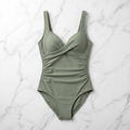 Tummy Control Push-Up One-Piece Swimsuit for Women — Slimming Bathing Suit