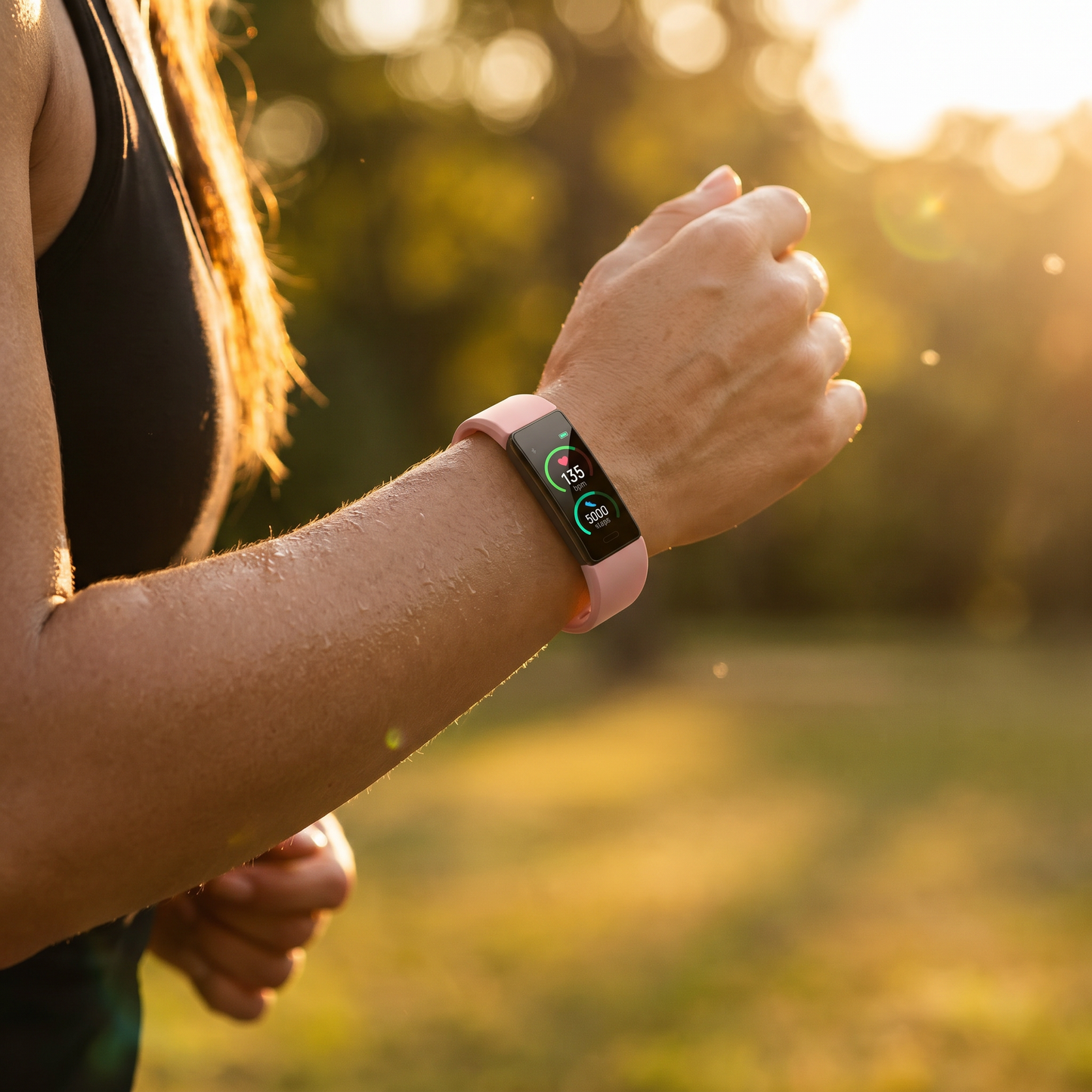 Pulse Pink Fitness Tracker