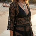 V-Neck Beach Cover-Up