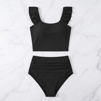 Classic Ruched Tummy Control Tankini Set
