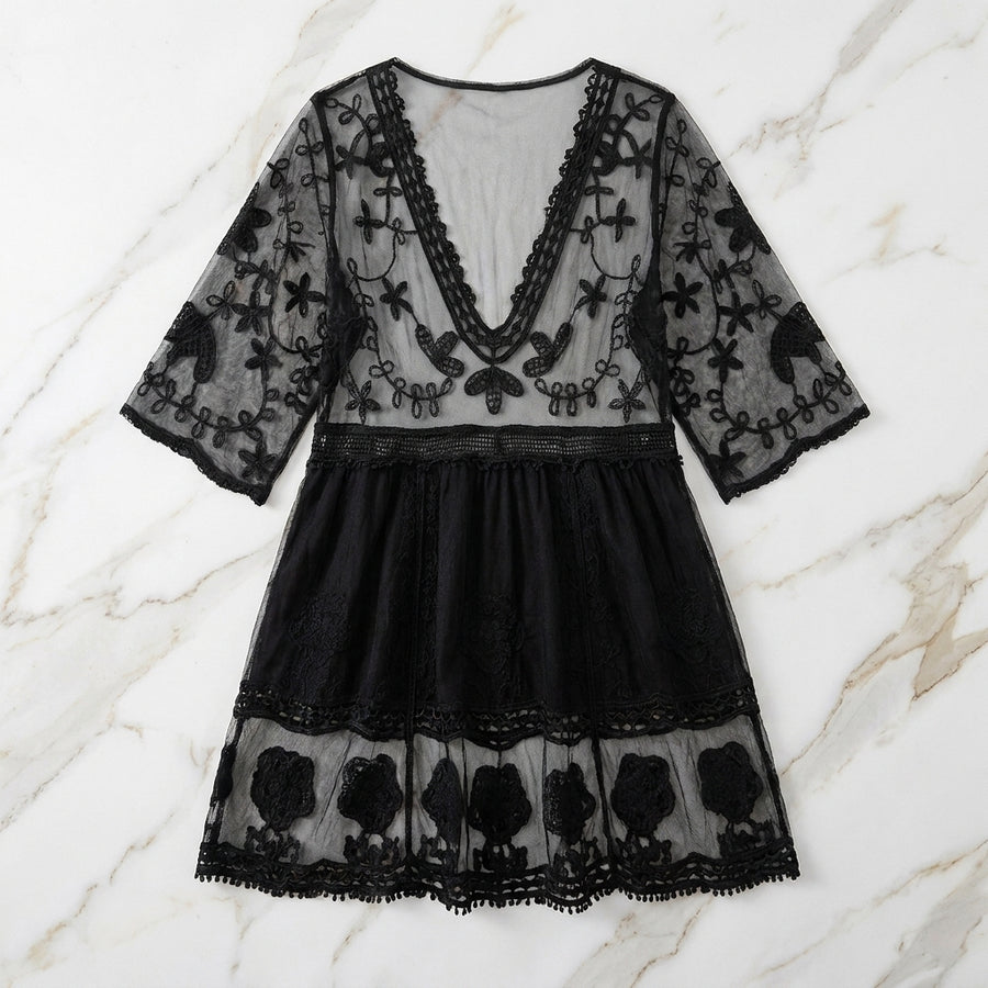 V-Neck Beach Cover-Up