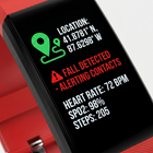Senior Smartwatch GPS & Fall Alerts – Detail Close-Up
