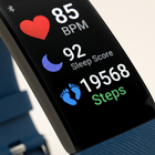Senior Smartwatch Health & Fitness Tracking – Detail Close-Up