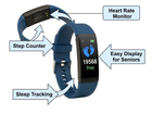 Senior Smartwatch Health & Fitness Tracking – Feature Highlight