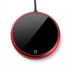 Smart Ceramic Mug Warmer Clean Product Shot - top-down view of ceramic heating surface with LED ring