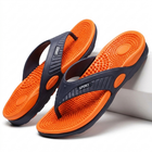 Acupressure Massage Flip-Flops Alternate Angle - side profile showing arch support and heel design