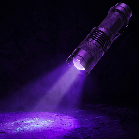 LED UV Flashlight - Alternate Angle