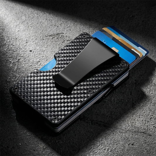 Slim RFID-Blocking Wallet CarbonVault - Alternate Angle