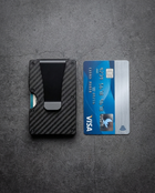 Slim RFID-Blocking Wallet CarbonVault - Scale Reference
