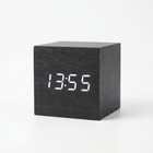 Wooden Digital Clock LED - Clean Product Shot