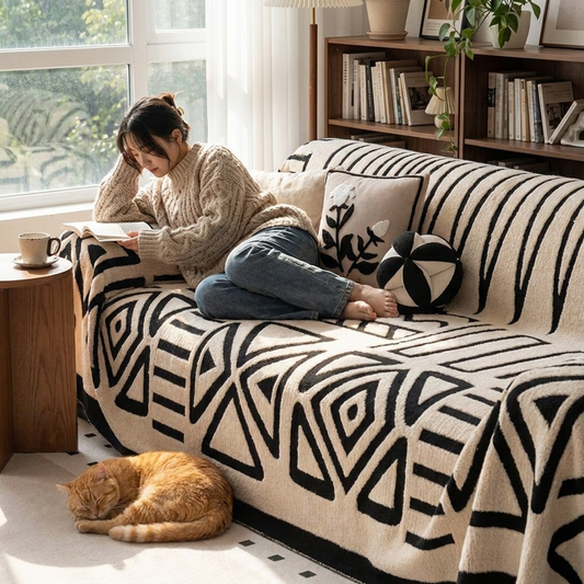 Luxury Urban Maze Sofa Cover lifestyle