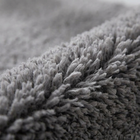 Plush Fur Bath Rug - Detail Close-Up