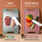Double-Sided Stainless Steel Chopping Board – Feature Highlight