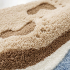 Seaside Footprint Bath Mat – Detail Close-Up
