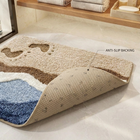 Seaside Footprint Bath Mat – Feature Highlight