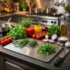 Premium Stainless Steel Chopping Board