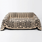Stretch Maze-Pattern Sofa Cover – Clean Product Shot