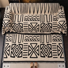 Stretch Maze-Pattern Sofa Cover – Alternate Angle