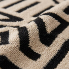 Stretch Maze-Pattern Sofa Cover – Detail Close-Up