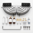 Aluminum Corner Shower Caddy – Clean Product Shot