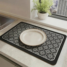 Mandala Dish Drying Mat – Scale Reference