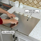 Stainless Steel Cutting Board with Spill Guard – Feature Highlight