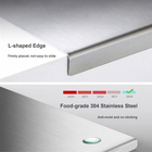 Stainless Steel Cutting Board with Spill Guard