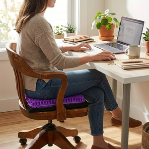 Breathable Honeycomb Gel Seat Cushion lifestyle