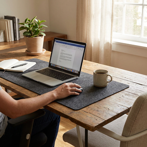 Zilkee XXL Desk Pad lifestyle