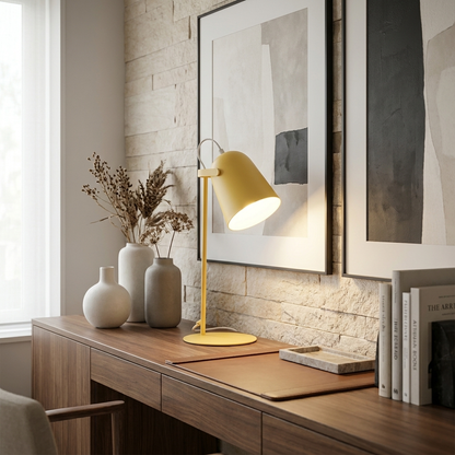 Maren Pastel Iron Dome Table Lamp Playful Nordic Accent Light for Bedroom and Living Room