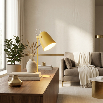Maren Pastel Iron Dome Table Lamp Playful Nordic Accent Light for Bedroom and Living Room
