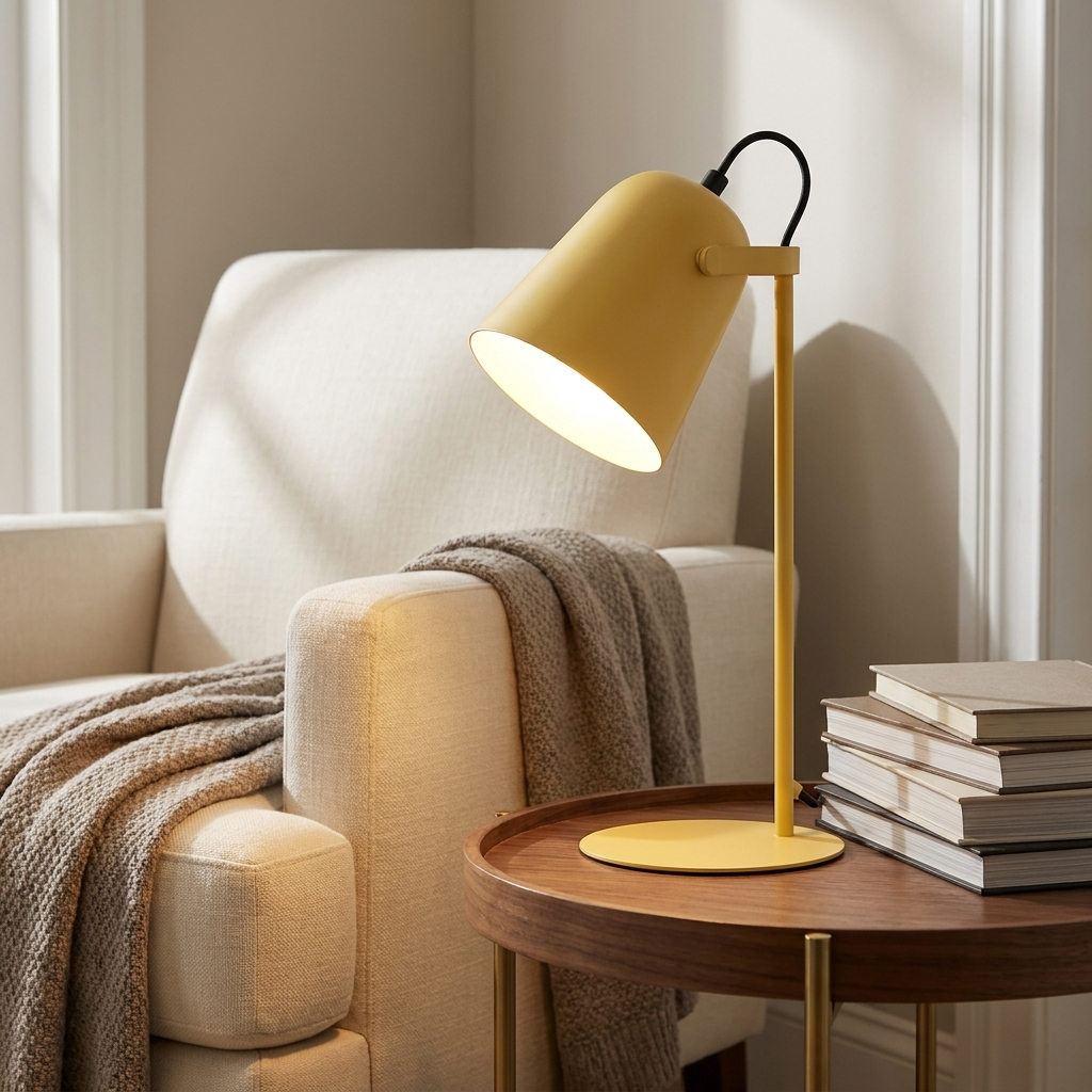 Maren Pastel Iron Dome Table Lamp Playful Nordic Accent Light for Bedroom and Living Room