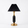 Colette Pleated Shade Table Lamp Classic French Column Light for Bedroom and Study