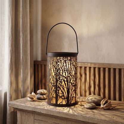 Lucerna Traditional Metal LED Garden Light Weatherproof Patio Pathway Lantern
