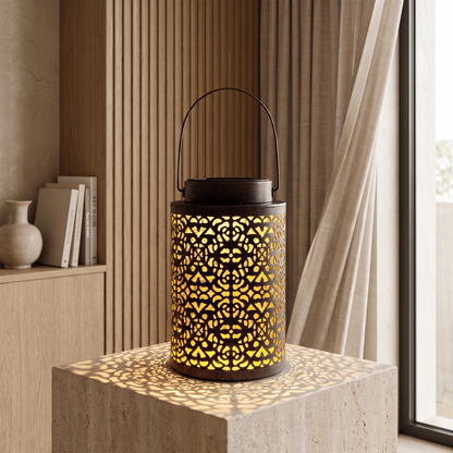 Lucerna Traditional Metal LED Garden Light Weatherproof Patio Pathway Lantern