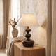 D17.7"(45cm) x H17.7"(45cm) / 25W / Warm White (3000K) / Walnut