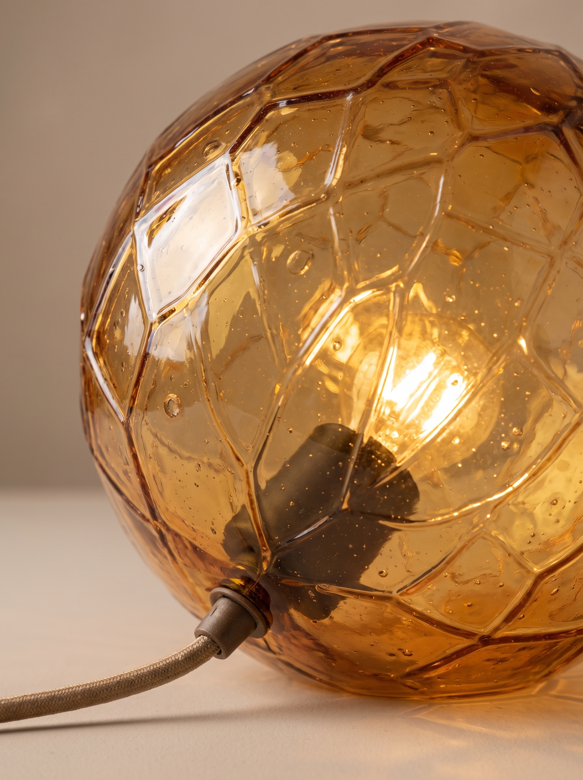 Oriane close up, The Art of Hand Finished Glass